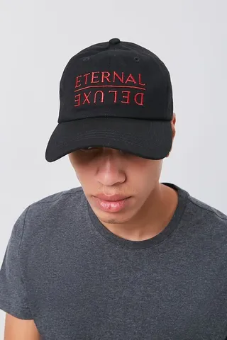 Embroidered Eternal Graphic Cap
