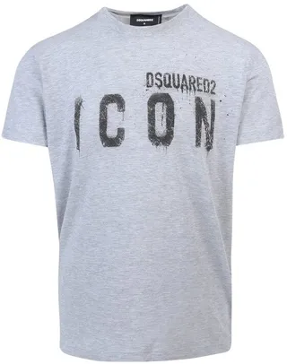 Dsquared2 Icon Logo Printed Crewneck T-Shirt