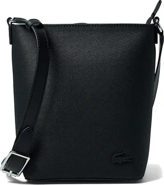 Lacoste Vertical Crossover Bag (Noir) Handbags
