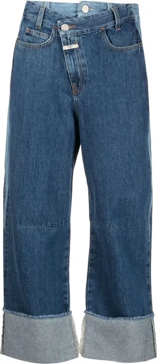 'Averly' wide-leg jeans