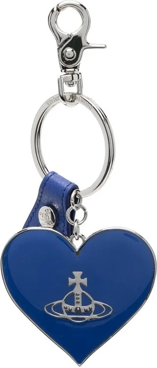 Heart-Shaped Logo-Detail Keyring