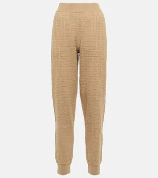 Logo cashmere sweatpants
