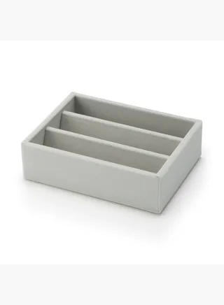 Stackable Velour Case For Glasses , W15.5 x D12 x H4.7 cm