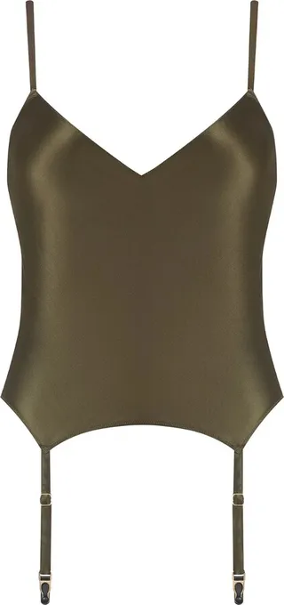 MAISON CLOSE - Tank Top With Suspenders - Rendez-Vous - Khalki
