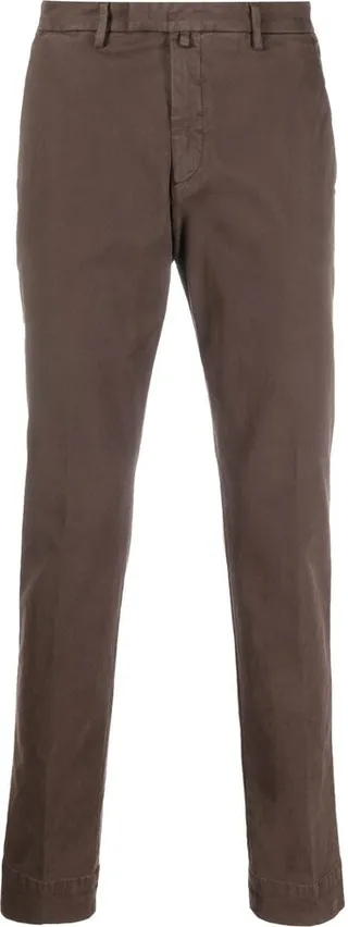 Mid-Rise Tapered Trousers