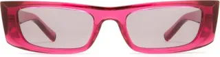 Saint Laurent Eyewear Rectangular Frame Sunglasses