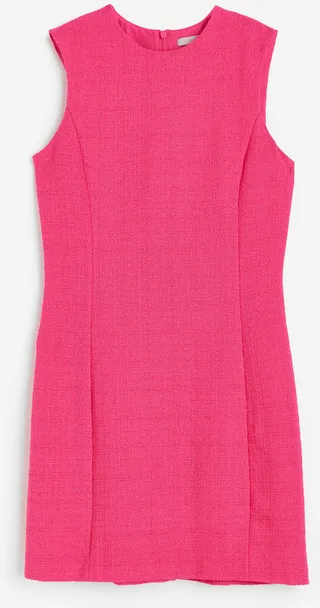 Sleeveless Bouclé Dress