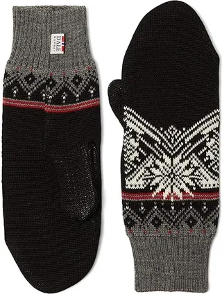Dale of Norway Moritz Mitten (Black Smoke Off-White) Extreme Cold Weather Gloves