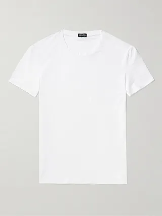Cotton-Blend Jersey T-Shirt