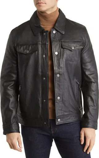 Leather Trucker Jacket