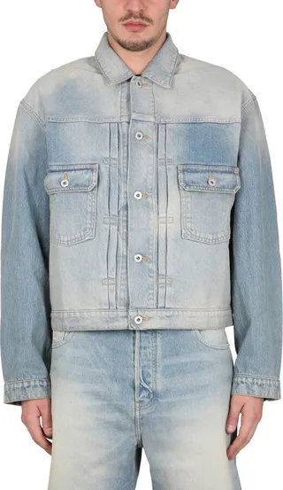 Kenzo Long-Sleeved Buttoned Denim Jacket