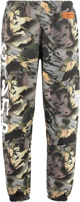 Heron Preston Camouflage Logo Patch Track Pants