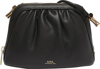 A.P.C. Ruched Detailed Drawstring Crossbody Bag