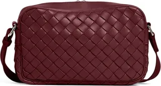 Bottega Veneta Small Leather Classic Intrecciato Camera Bag