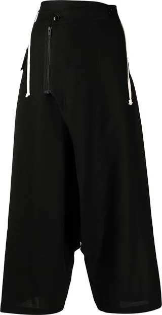 Asymmetric Cropped Trousers