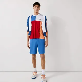 Men’s Lacoste SPORT Contrasting Elasticized Waist Jacquard Shorts