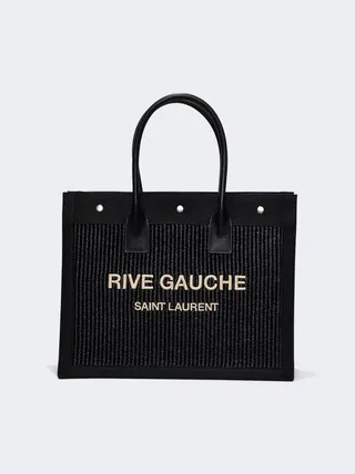 Rive Gauche Tote Bag Black