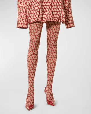 Calze Monogram Sheer Tights
