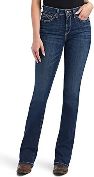 Ariat Female R.E.A.L. High Rise Dorothy Boot Cut Jean Pacific Wash 34