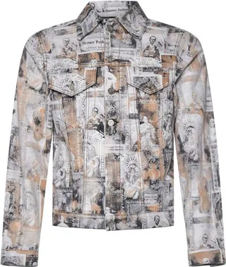 Aries Santino Graphic-Printed Denim Jacket