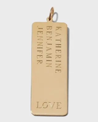 Melange 14K Gold Tanya Family Dog Tag
