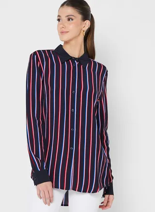 Striped Button Down Shirt