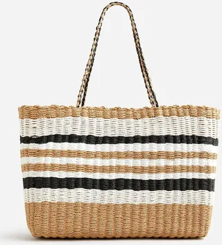 Marseille tote in straw
