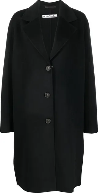 ACNE STUDIOS- Wool Single-breasted Coat
