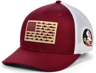 Columbia Florida State Seminoles Pfg Fish Flag Stretch-fitted Cap