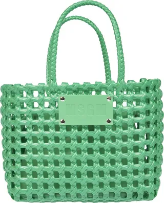 Tote Bag With Logo Plaque