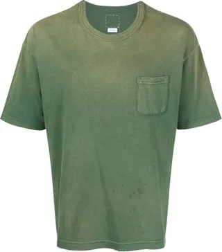 Green Amplus Crash Cotton T-Shirt