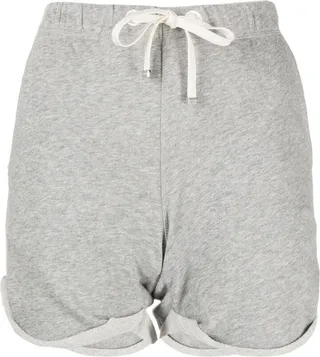 Drawstring-Waistband Melange Shorts
