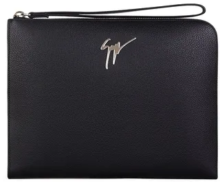 Logo-Plaque Pouch