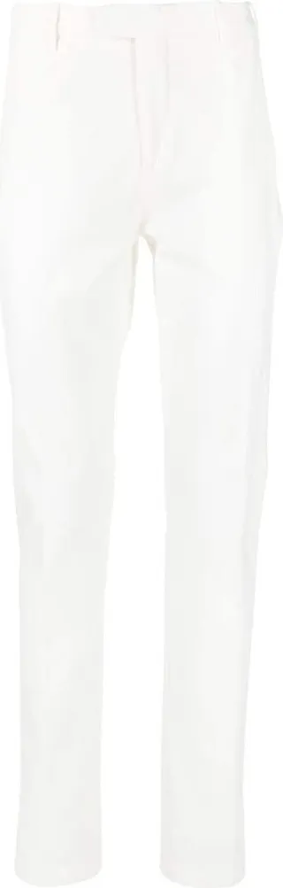 High-Waisted Straight-Leg Trousers