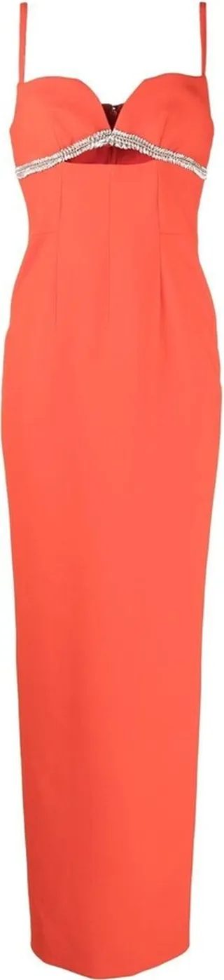 Kyra cut out-detail gown