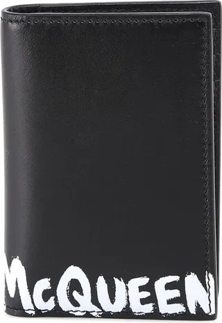 Alexander McQueen Graffiti Logo Cardholder