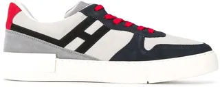 Rebel panelled low-top sneakers