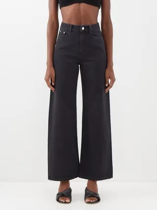 Magnolia Upcycled-cotton Wide-leg Jeans
