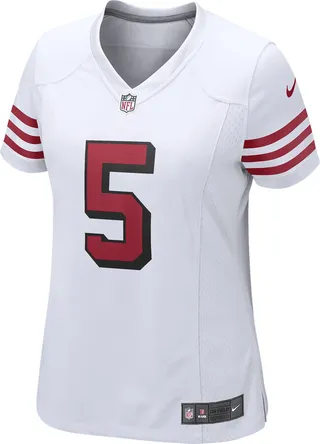 Nike Women's NFL San Francisco 49ers (Trey Lance) Game Football Jersey in White