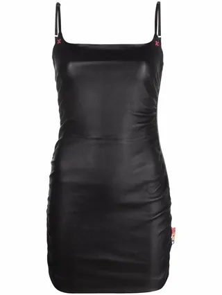 Side Zip Detail Stretch Dress