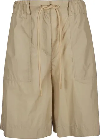 Moncler High Waist Drawstring Shorts