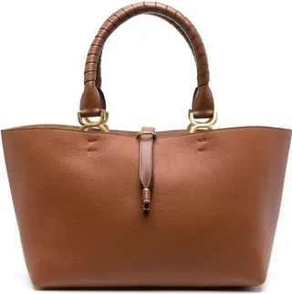 CHLOÉ- Marcie Leather Shopping Bag