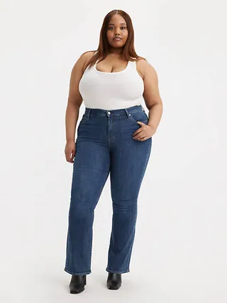 Levi's 725 High Rise Bootcut Women's Jeans (Plus Size) - Lapis Dark Horse