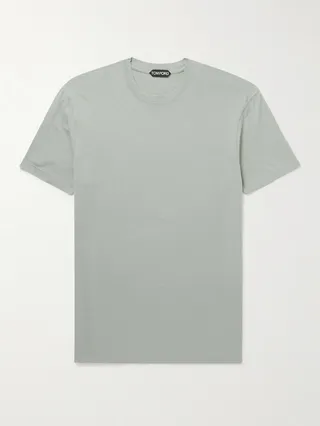 Lyocell and Cotton-Blend Jersey T-Shirt