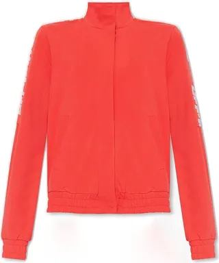 Off-White Logo Detailed High-Neck Jacket