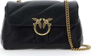 Pinko Love Classic Puff Logo Plaque Crossbody Bag