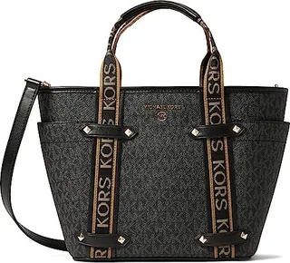 MICHAEL Michael Kors Maeve Small Convertible Open Tote (Black) Tote Handbags