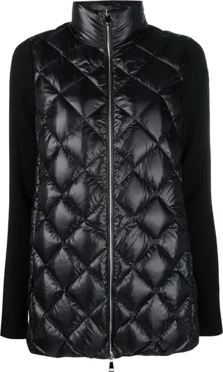 Quilted High-Neck Jacket
