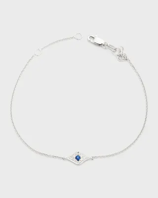Mini Diamond Evil Eye Bracelet