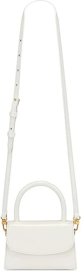 BY FAR Mini Bag in White